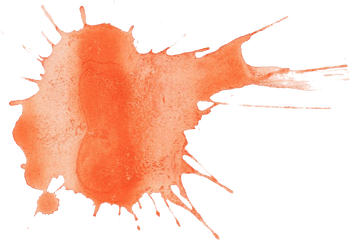 Download Watercolor Splatter - Watercolor Orange Png