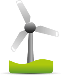 Wind Energy - Clipart Wind Turbine Cartoon Png