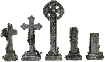 Cemetery Tombstone Celtic - Graveyard Png