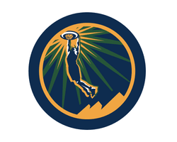 Playoffs Jazz Utah Yellow 2018 Logo Nba - Free PNG