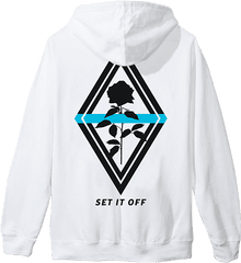 Download White Diamond Hoodie - Merch Set It Off Hoodie Set It Off Logo Png