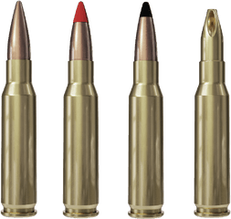 762x51mm Nato Cartridges Fn Herstal - Fn Scar Bullets Png