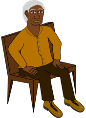 Sitting Man Clipart Free Download Creazilla - Clip Art Person Sitting In Chair Png