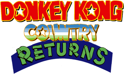 Aesthetic Of The Og Dkc Logos - Horizontal Png