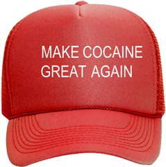 Make Cocaine Great Again Mesh Trucker - Make Real Estate Great Again Png