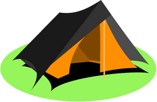 Vector Tent Camp Download Free Image - Free PNG