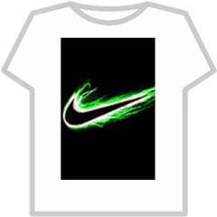 Green Nike Logo T - Roblox R Logo T Shirt Png