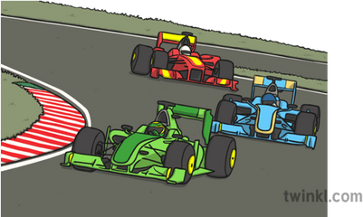 3 F1 Racing Cars Illustration - Twinkl Cars F1 Racing Png