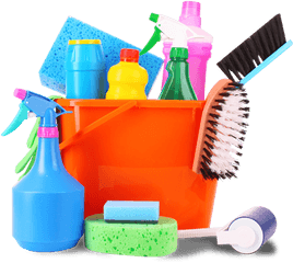 Download Cleaning Supplies Png - Home Cleaning Bucket Png