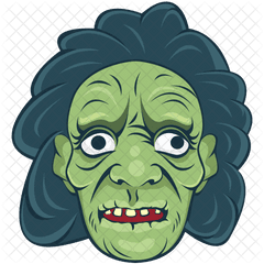 Scary Face Icon - Cartoon Png