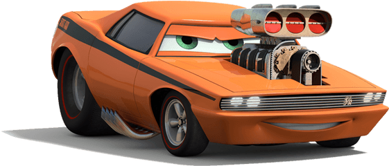 Snot Rod - Cars Movie Dodge Challenger Png