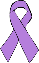 Double Ribbon Vector Library Png Files - Lymphoma Cancer Ribbon