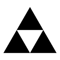 Tri Force Symmetry Of Zelda Triforce Triangle - Free PNG