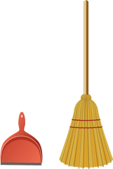 Broom Cleaning Illustration Cartoon - Cartoon Picture Of Broom Png