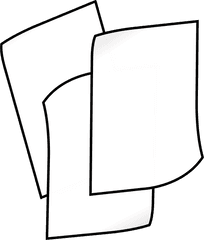 Paper Clipart Png - Paper Drawing Black And White