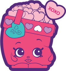 Shopkins Bubble Gum Sweetheart Candice - Candle Shopkins Png