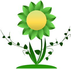 Vine Plant Png - Vine Clipart Sunflower Donazione Sangue Earth As A Flower