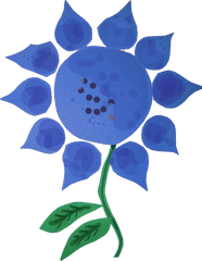 Blue Flower - Blue Flower Png