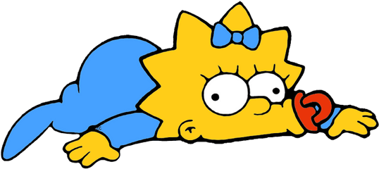 Simpsons Clipart - Los Simpson Maggie Png