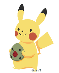Animated Pikachu Gif By Ditto09 Easter - Pikachu Png Hd Gif