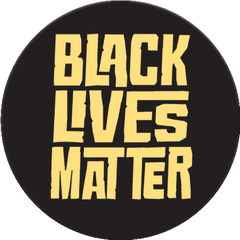 Black Lives Matter Button - Circle Png