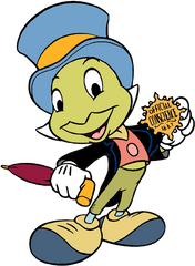 4570book - Jiminy Cricket Conscience Badge Png