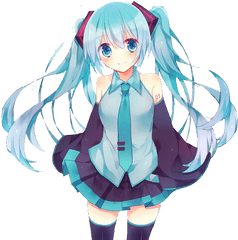 Download Hatsune Miku Hq Png Image - Hatsune Miku Transparent Background