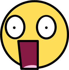 Shocked Face Emoji Transparent Png - Shocked Face Transparent