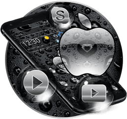 Water Drop Apple Theme For Android - Download Cafe Bazaar Language Png