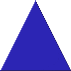 Triangle Png - Blue Triangle Clipart