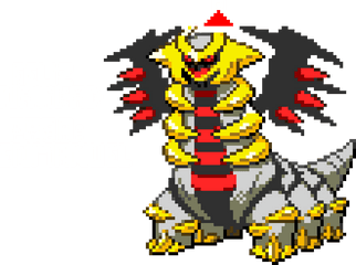 Giratina - Pixel Art Pokemon Giratina Png