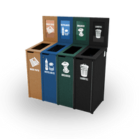 Bin Recycling Baskets Tin Paper Can Rubbish - Free PNG