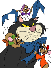 Download Cinderella Made Friends With Mice Png - Lucifer And The Mice In Cinderella