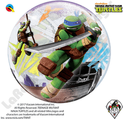 22 Inch Teenage Mutant Ninja Turtles Bubble Qualatex 1ct - Teenage Mutant Ninja Turtle Bubbles Png