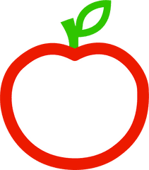 Download Free Apple Png Clipart - Transparent Red Apple Outline