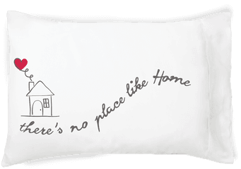 Thereu0027s No Place Like Home - Pillowcase Red Heart Cushion Png