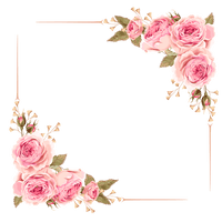 Rose Frame Flower Border HD Image Free - Free PNG