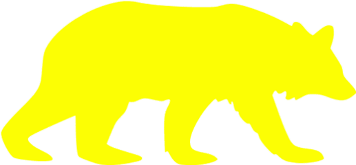 Yellow Bear 5 Icon - Free Yellow Animal Icons Yellow Bear Icon Png