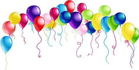 Globos Party Fiesta CumpleaÃ±os Bebe - Ballon De FÃªte Clipart Png