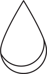 Drop Blood Medical Icon - Canva White Water Drop Png