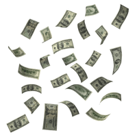 Money Dollars Flying Cash Free Download Image - Free PNG