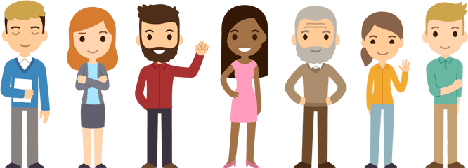 Cartoon People Png Picture - Engaged And Disengaged Employees
