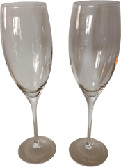 Dom Perignon Crystal Champagne Glasses - A Pair Champagne Glass Png