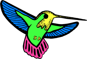 Bird Wings Hummingbird - Free Vector Graphic On Pixabay Colibri Animados Y Tiernos Png