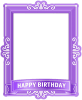 Frame Birthday Happy Free Clipart HD - Free PNG