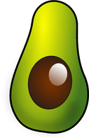 Vector Avocado Free HQ Image - Free PNG