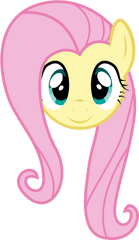 My Little Pony Fluttershy Big Face Clip - Fluttershy Face My Little Pony Png