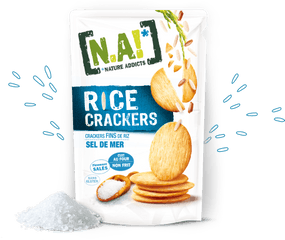 Sea Salt - Nature Addicts Rice Crackers Png