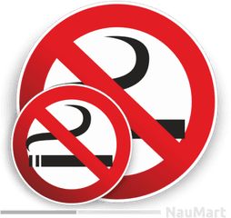 No Smoking Do Not Smoke Prohibition Warning Sign Sticker Decal - Angel Tube Station Png
