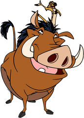 Timon Lion King Clipart - Timon And Pumbaa Png